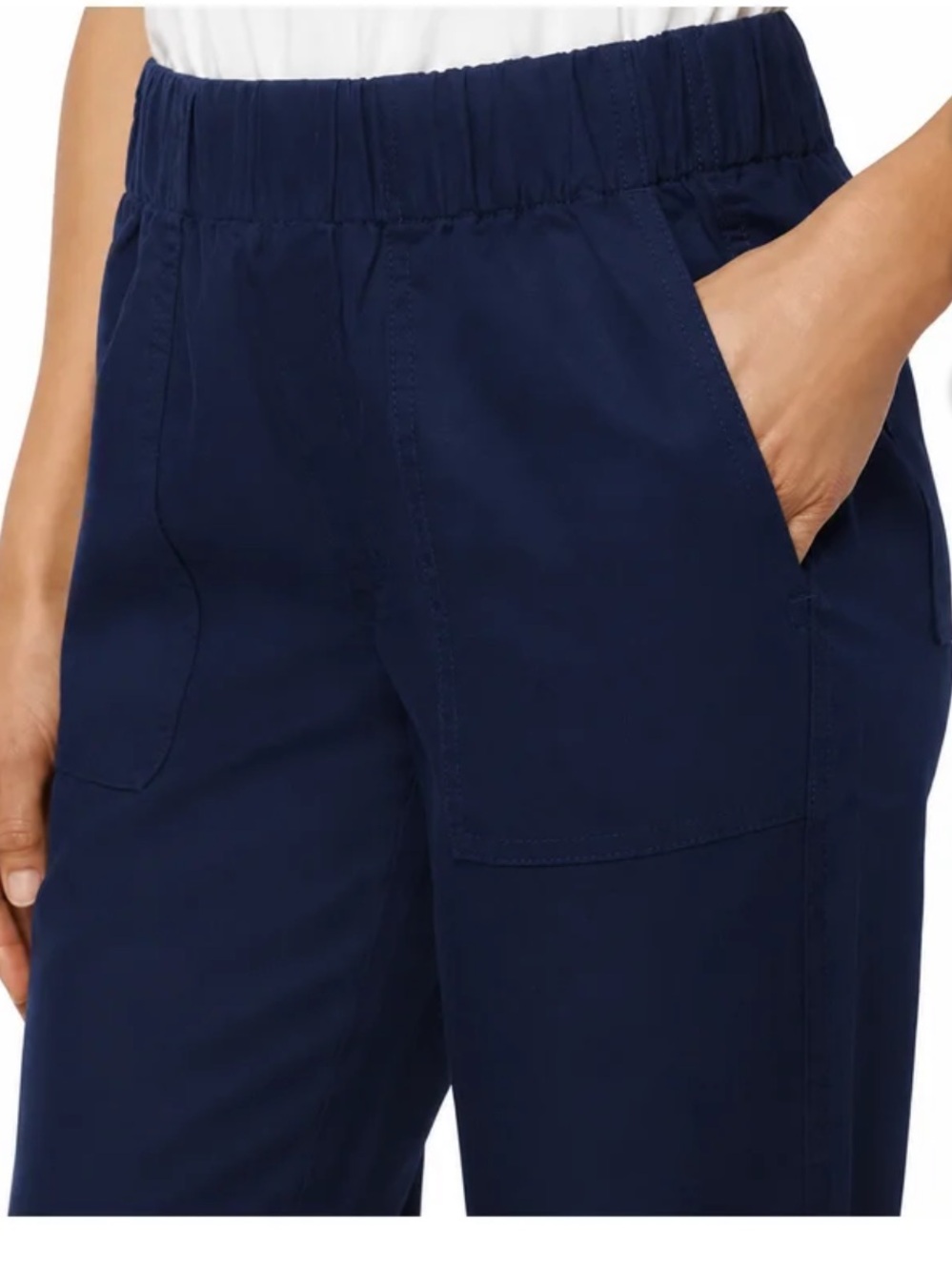 Banana Republic Deep Navy Cropped Ankle Pants